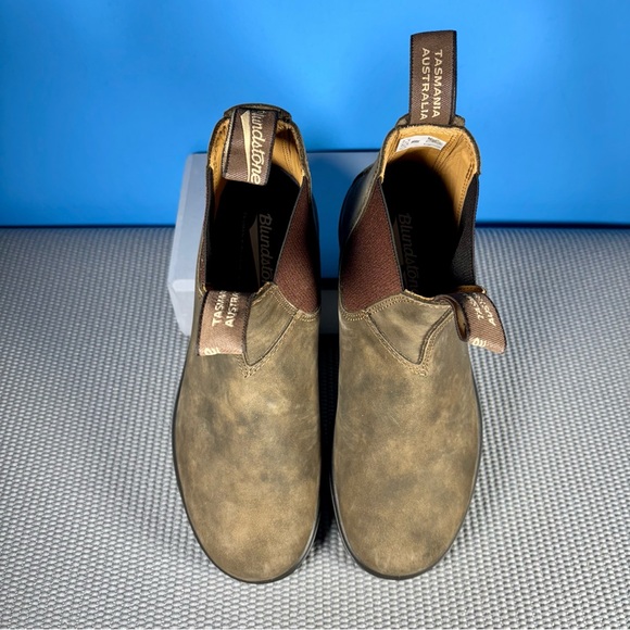 Blundstone 585 Boots NEW Women’s 9 Rustic Brown Elastic Sided Slip On - Picture 3 of 8